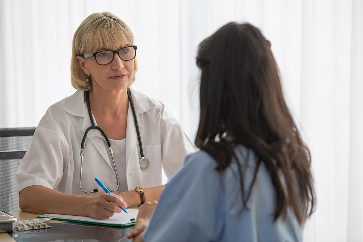 woman seeking medication assisted treatment