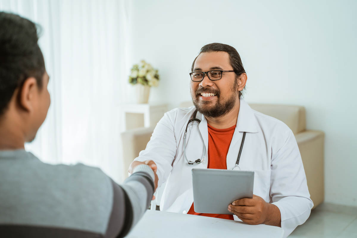 a man talks about medication assisted treatment program