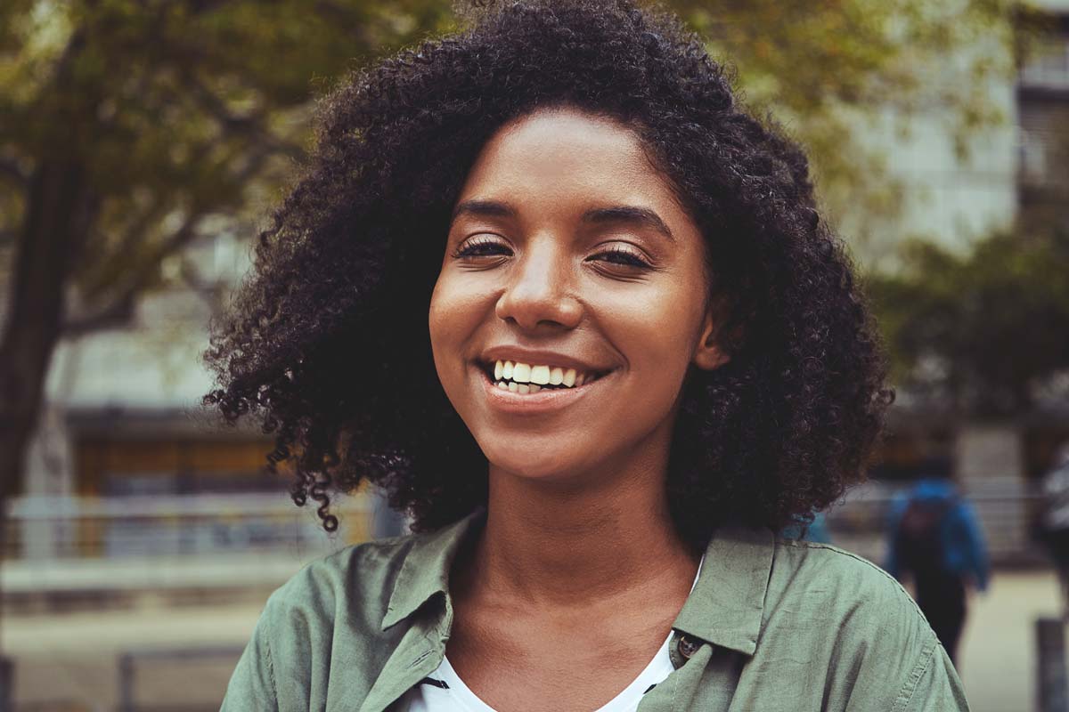 woman who is enjoying sobriety after rehab